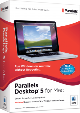 Caixa do Parallels Desktop 5 para Mac