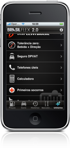 BrasilFlex 2.0 no iPhone