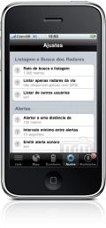 iRadar 4.0 no iPhone