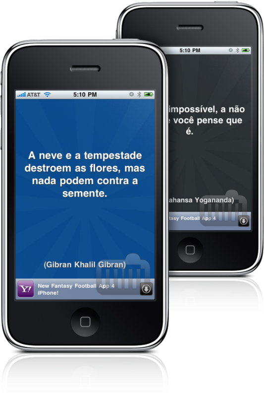 Frases no iPhone