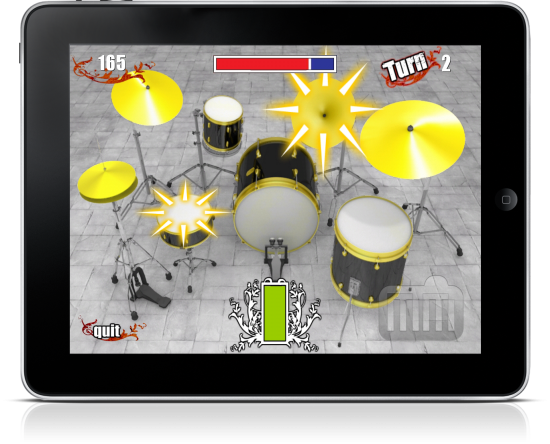 Drums Challenge HD no iPad
