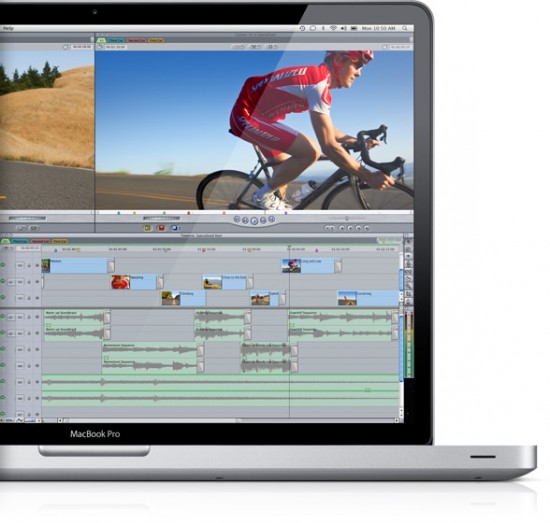 MacBook Pro com Final Cut Pro