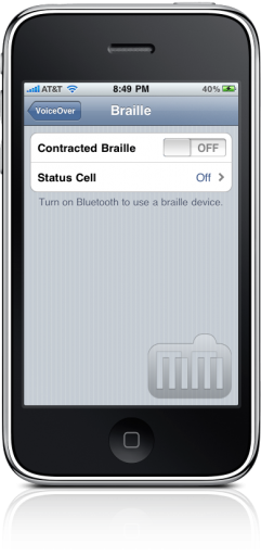 Acessibilidade no iPhone OS 4.0
