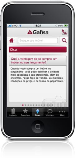 Gafisa Mobile no iPhone