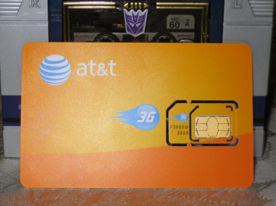 Micro-SIM e SIM card da AT&T