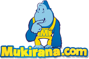 Logo e mascote do Mukirana.com