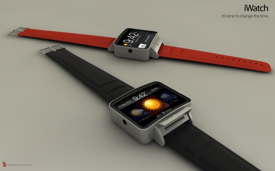 iWatch, mockup de relógio de pulso da Apple