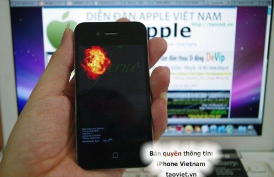 iPhone 4G vazado no Vietnã