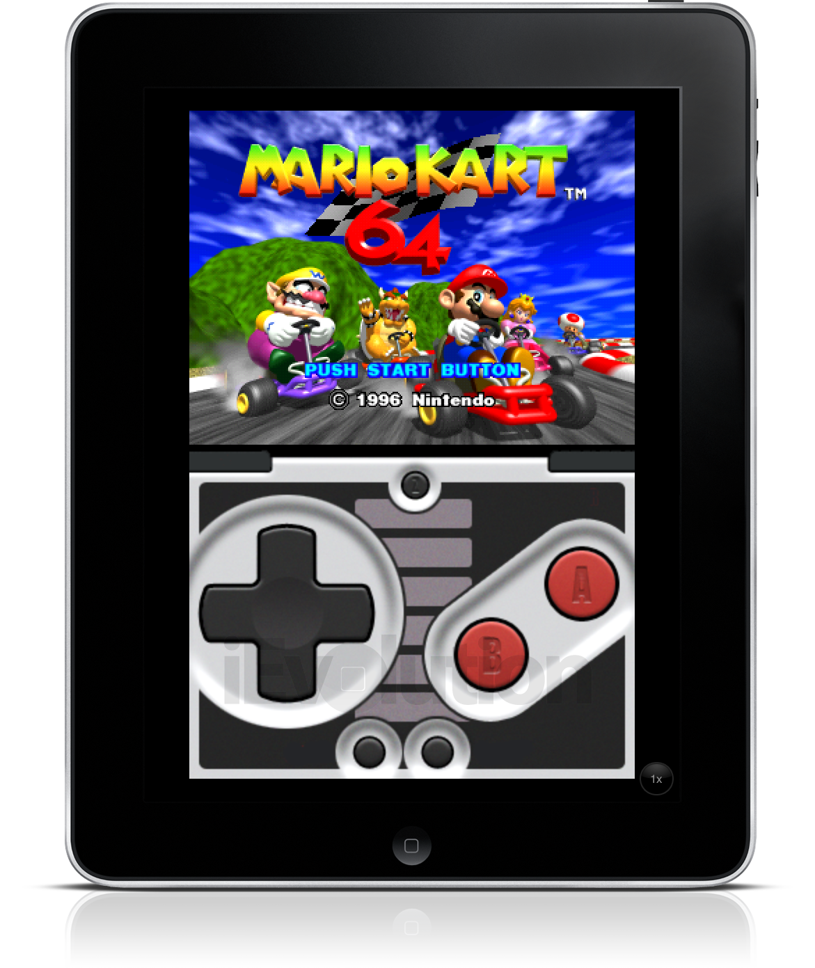 Super Mario Kart de Nintendo 64 no iPad