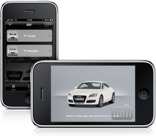 Audi Brasil em iPhones