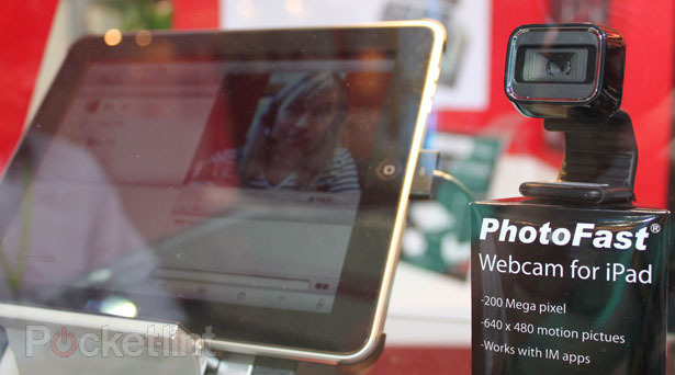 Webcam da Microsoft com iPad