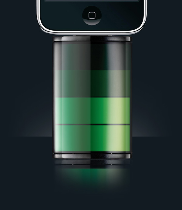 Bateria para iPhone, the icon