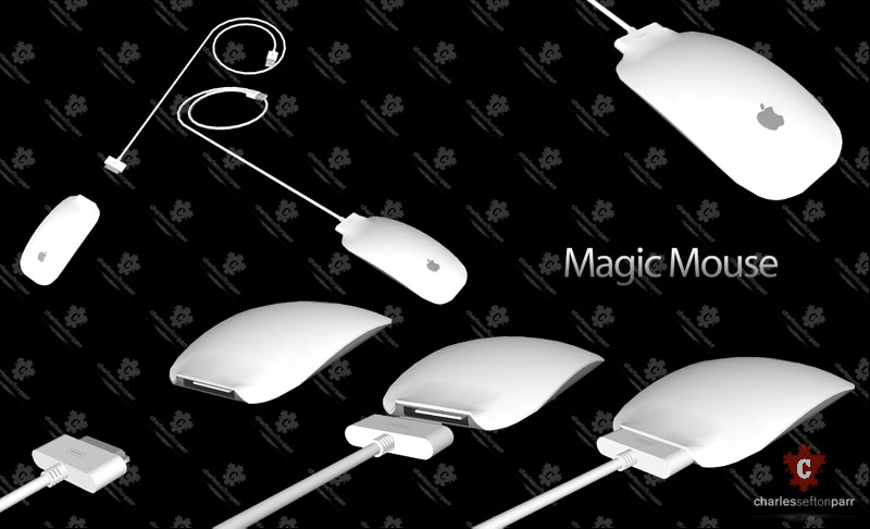 Magic Mouse com bateria recarregável