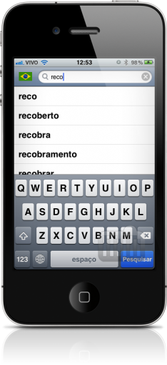 Michaelis Moderno Dicionário da Língua Portuguesa no iPhone