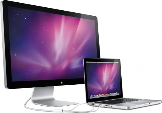 Novo LED Cinema Display com MacBook Pro