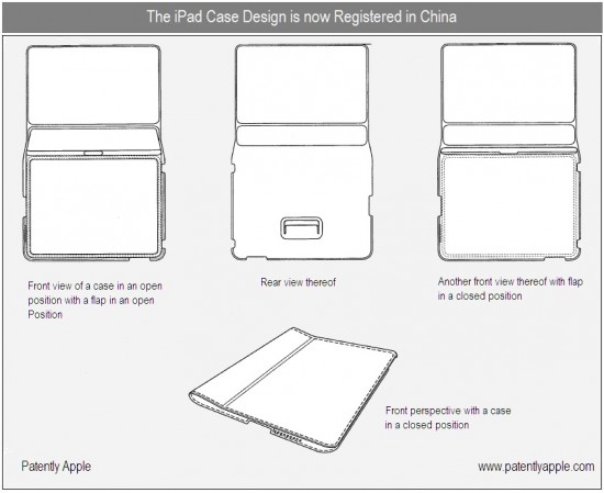 Patente da case do iPad