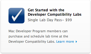 Developer Compatibility Labs da Apple