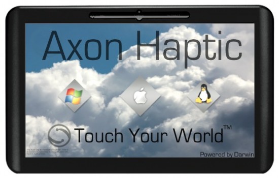 Axon Haptic, tablet com Mac OS X