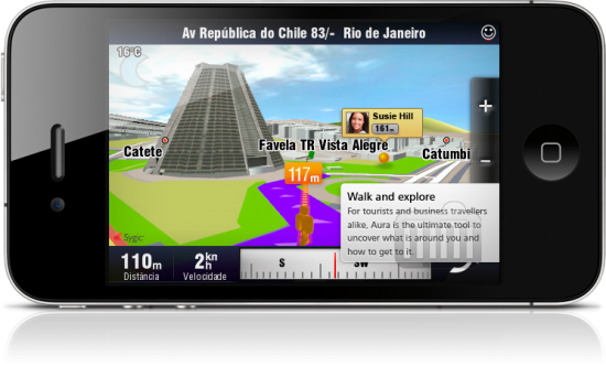 Sygic Aura Drive Brasil no iPhone