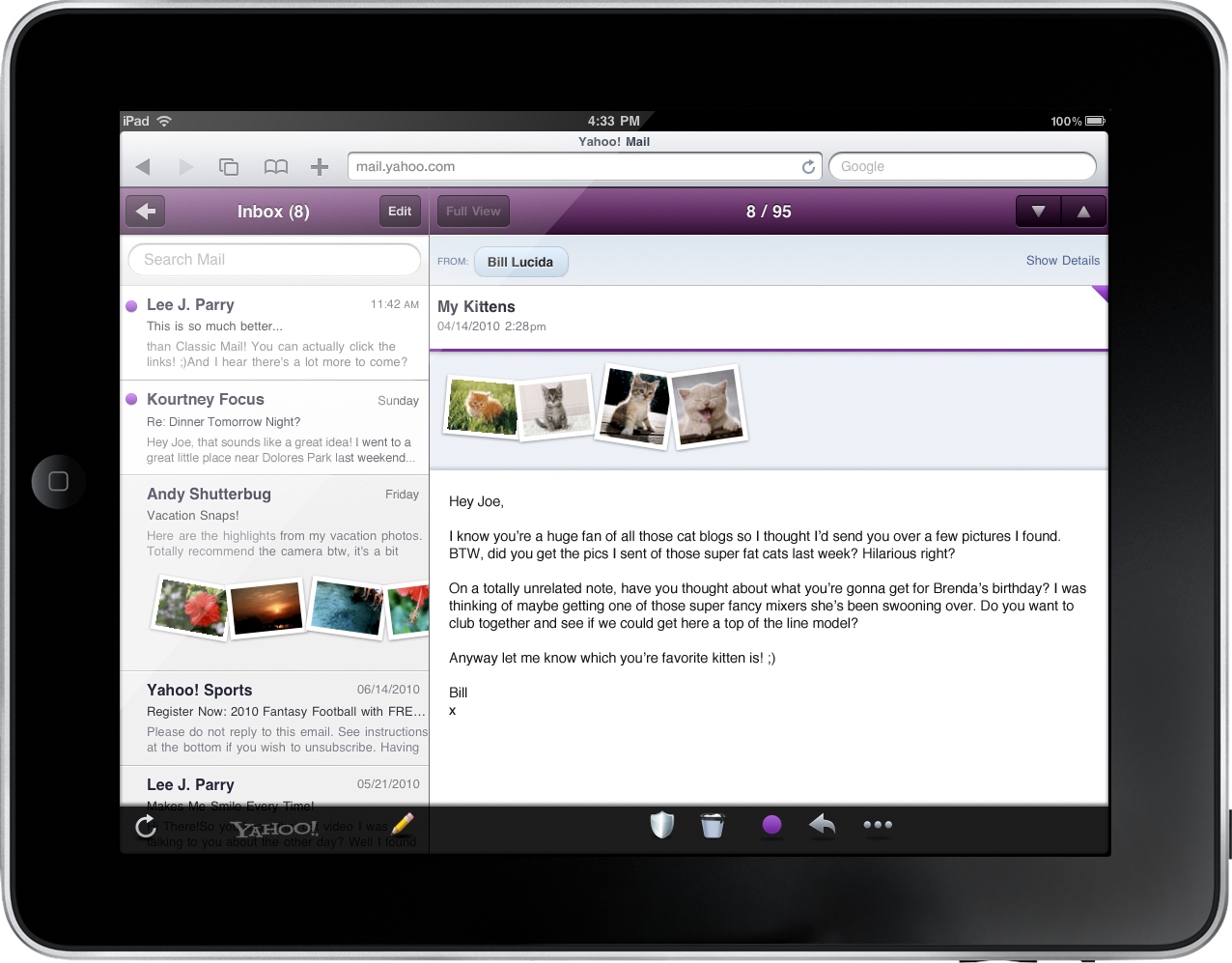 App do Yahoo Mail pode agora ser usado em Macs M1 - MacMagazine