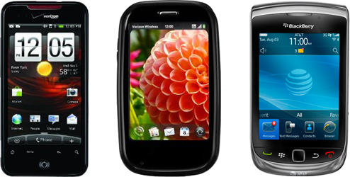 Smartphones topo de linha em 2007