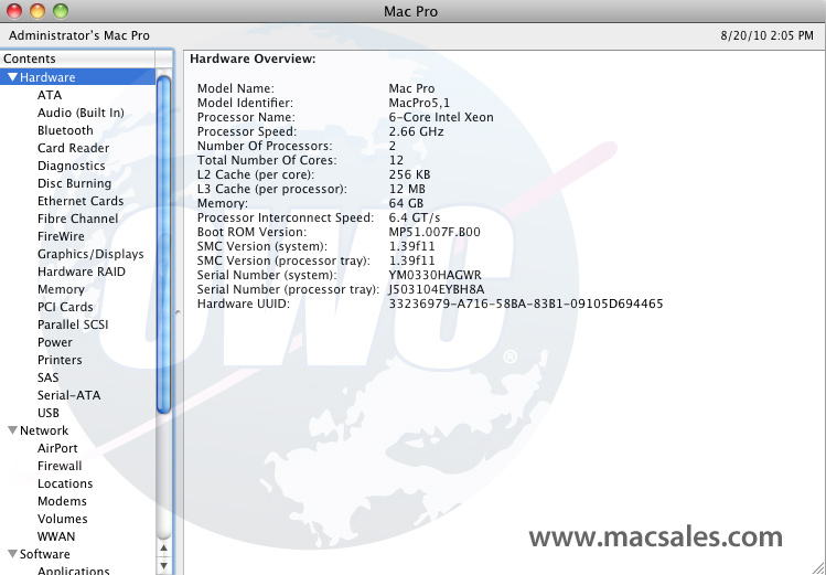 Mac Pro com 64GB de RAM
