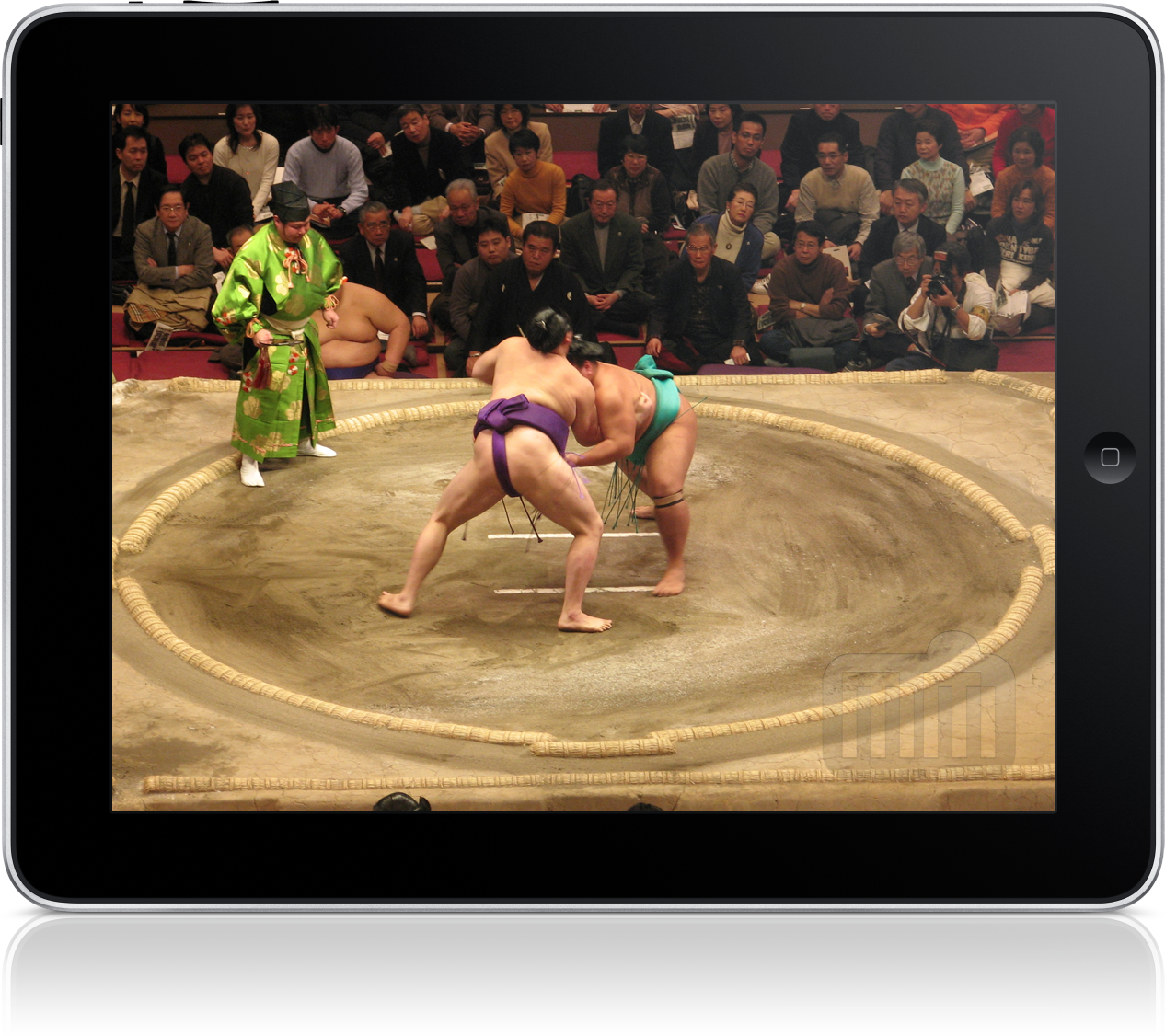 iPad e luta de sumô