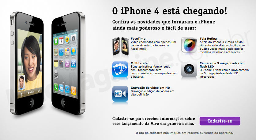 iPhone 4 na Vivo