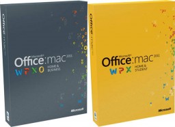 Caixas do Microsoft Office 2011 para Mac