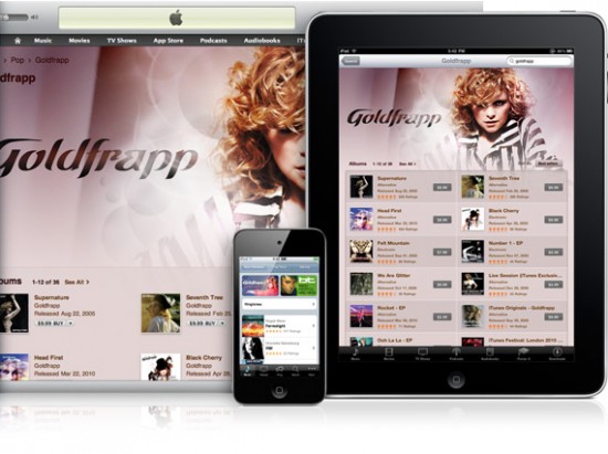 iTunes Store em Mac, iPad e iPhone