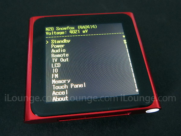 iTerm rodando no iPod nano 6G - iLounge