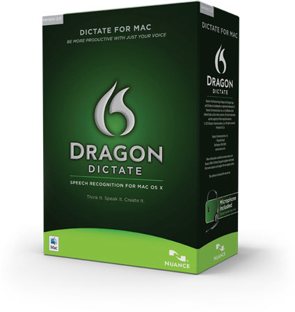 Caixa do Dragon Dictate 2.0 para Mac