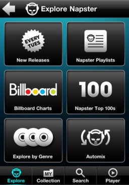 Napster para iPhone
