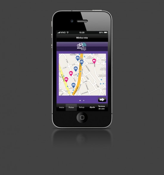 Yahoo! Social Bike no iPhone