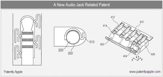 Patente de conector de áudio