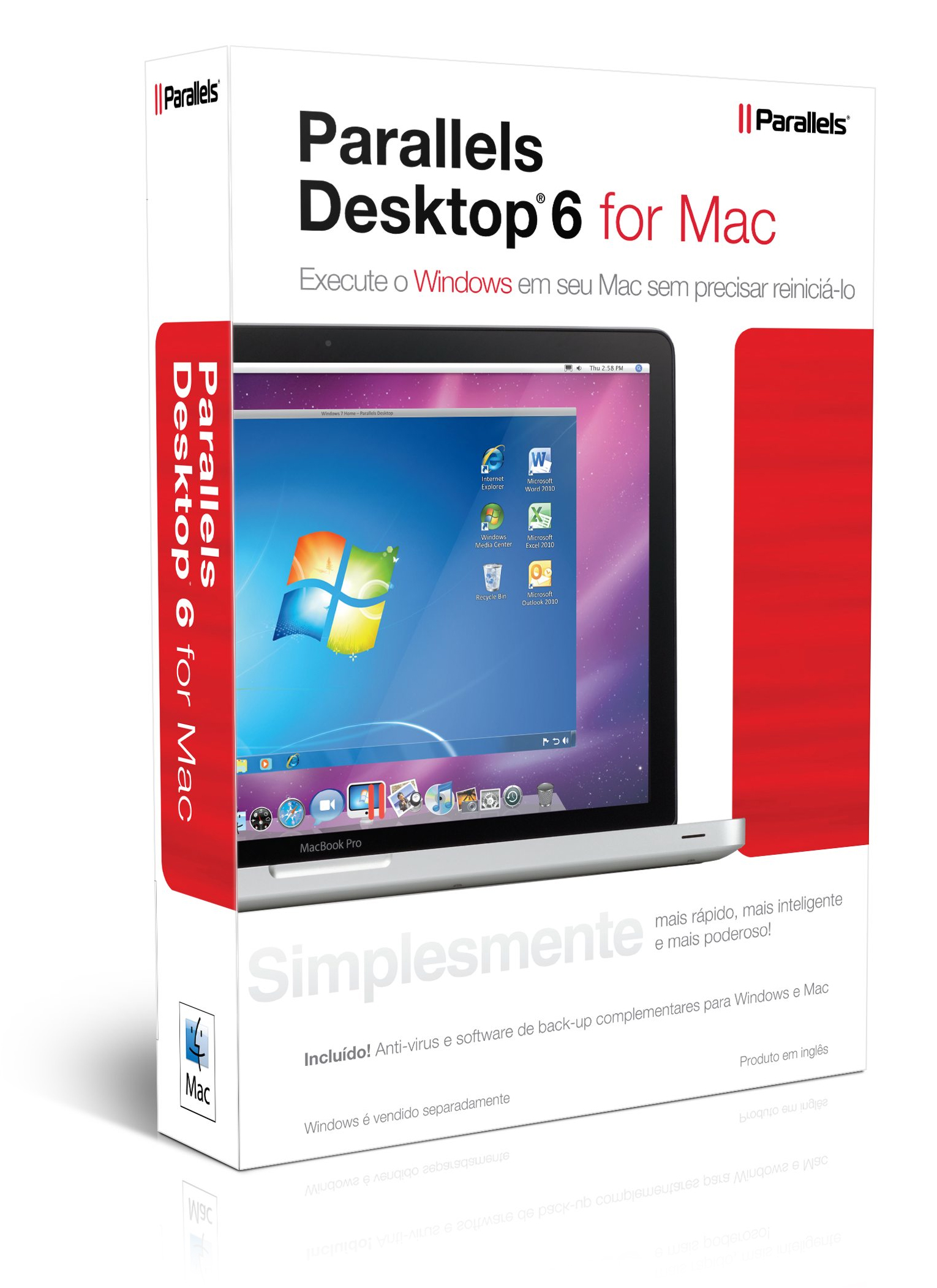 Caixa do Parallels Desktop 6 para Mac