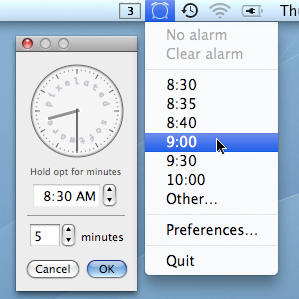 Alarme para Mac