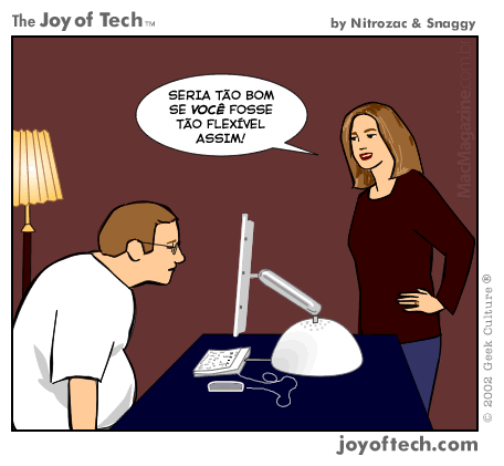Joy of Tech - Eh tudo uma questao de ajuste