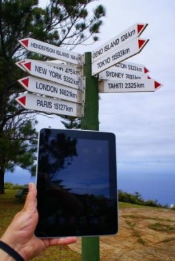 iPad nas Ilhas Pitcairn