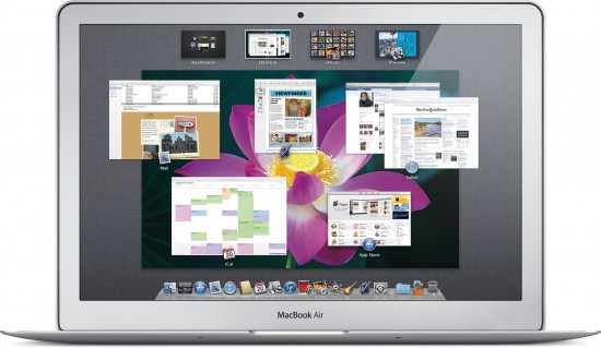 Mac OS X 10.7 Lion no MacBook Air