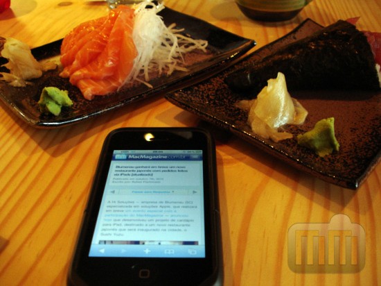 Restaurante Sushi Yuzu com iPads