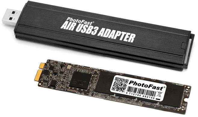 SSD e adaptador USB 3.0 da PhotoFast