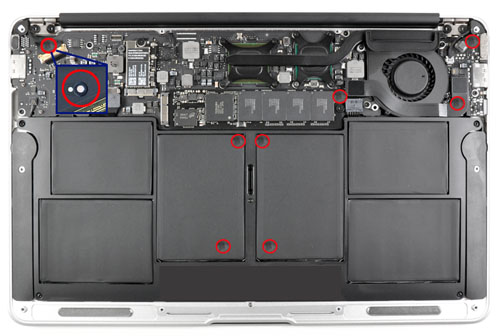 Sensores de umidade no MacBook Air