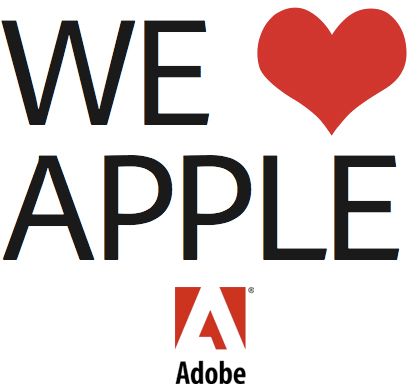 We LOVE Apple - Adobe