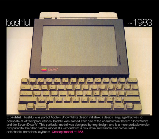 Protótipo Bashful de tablet da Apple