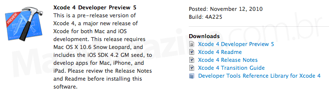 Apple - Xcode 4 Developer Preview 5