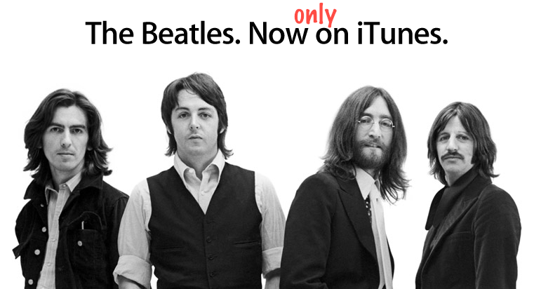 Beatles, só na iTunes Store
