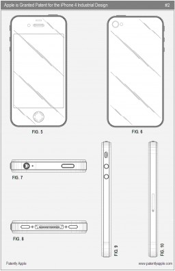 Patente do design industrial do iPhone 4