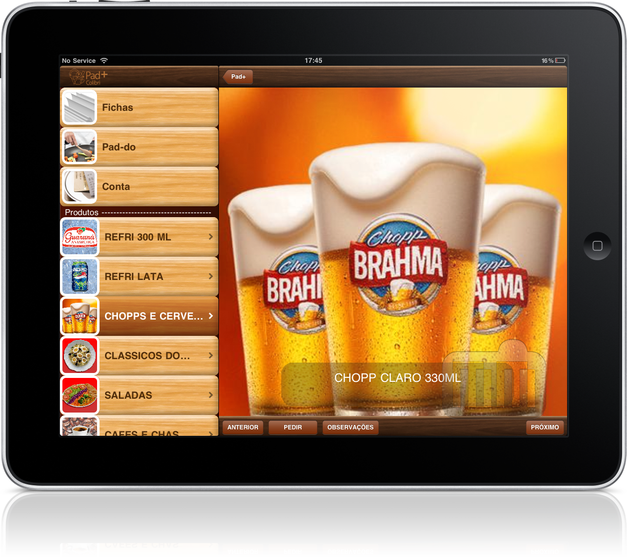 Bar Brahma no iPad