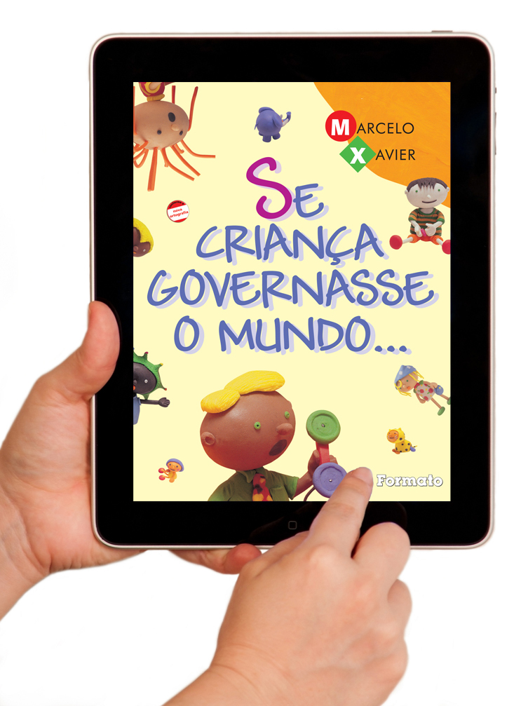 Livro infantil da Saraiva no iPad